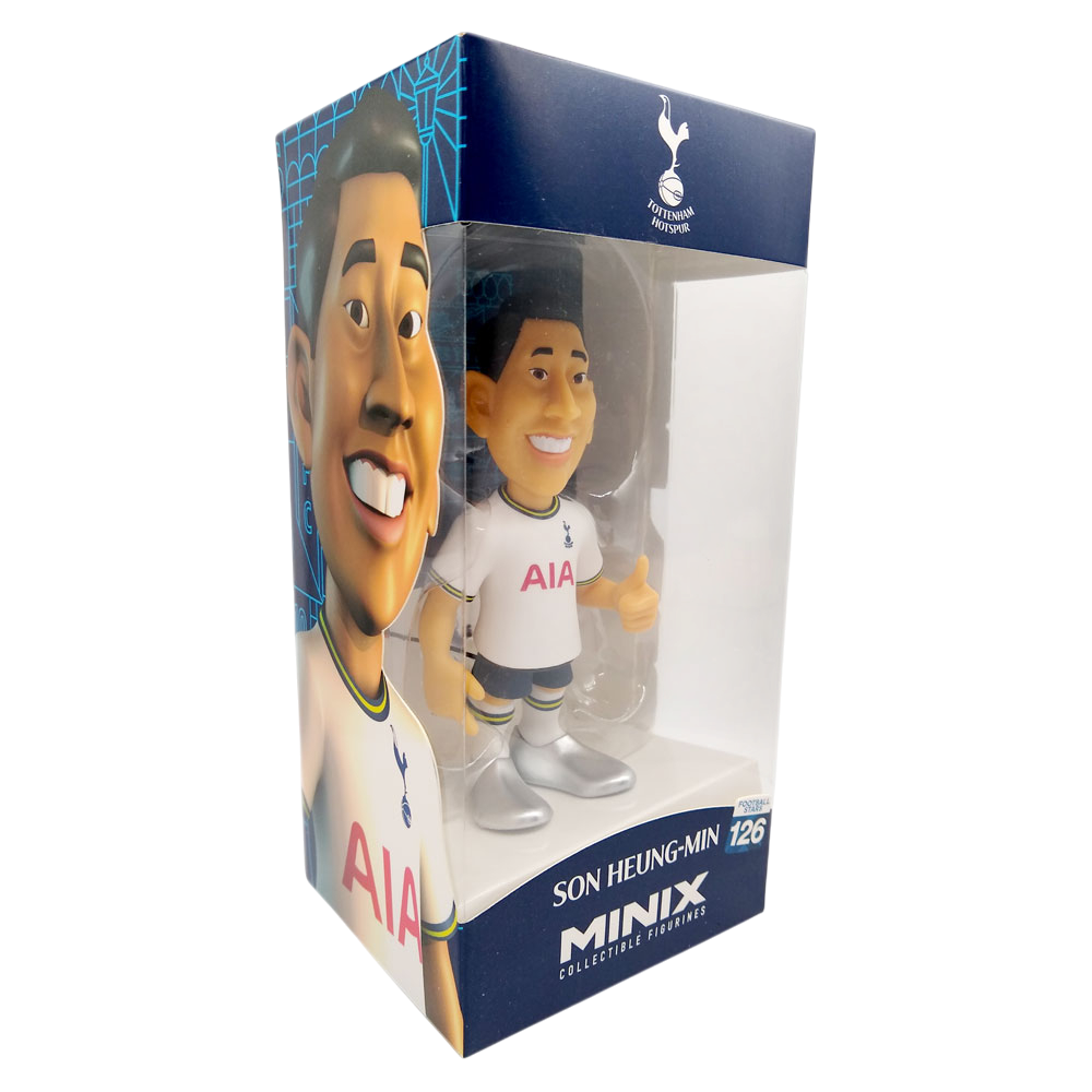 Officially licensed Minix Spurs Tottenham Hotspur football collectible figurines in dynamic poses with detailed club kits