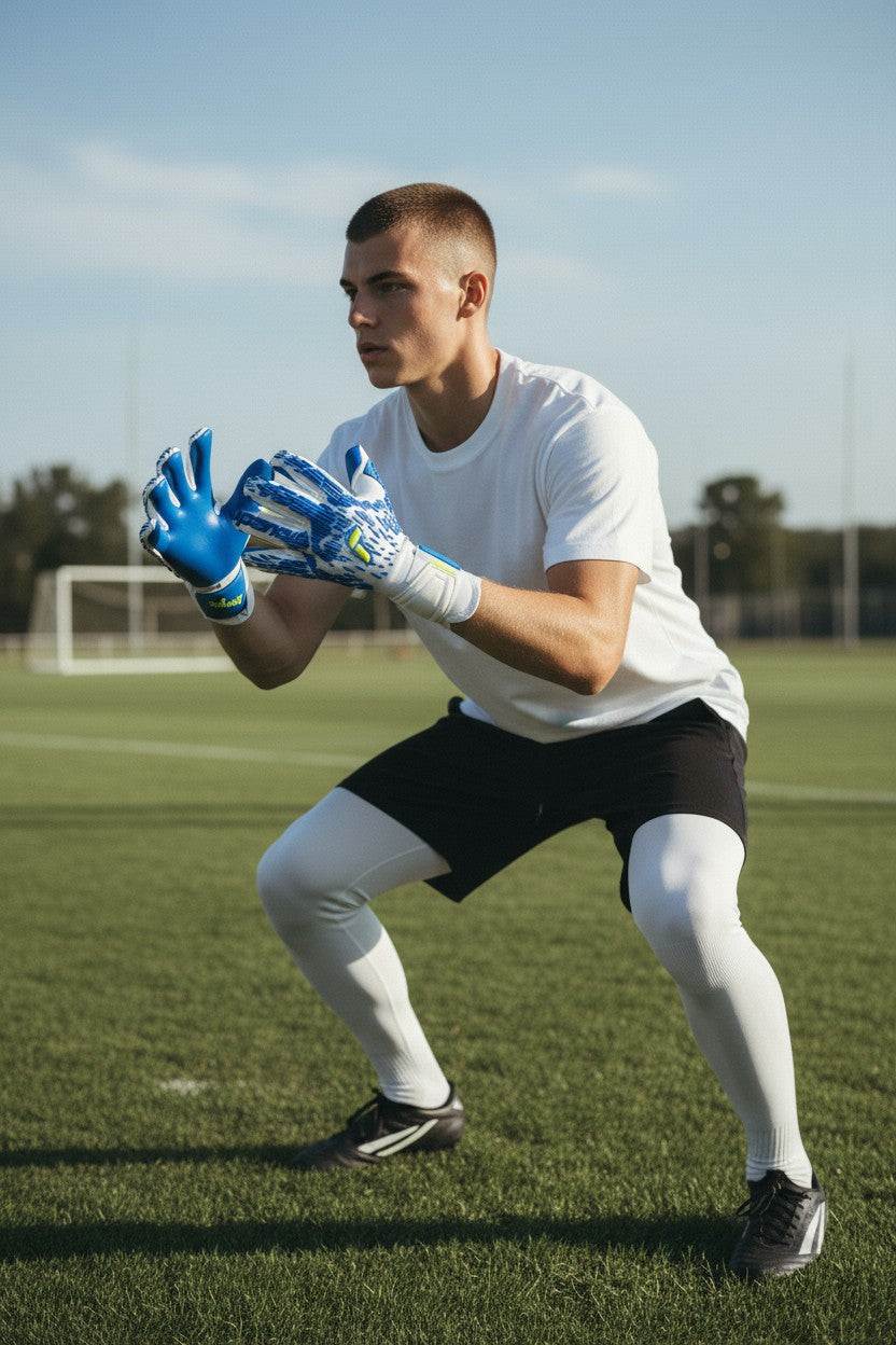 Reusch Pure Contact Freegel Duo goalkeeper gloves with pro grip and lightweight fit