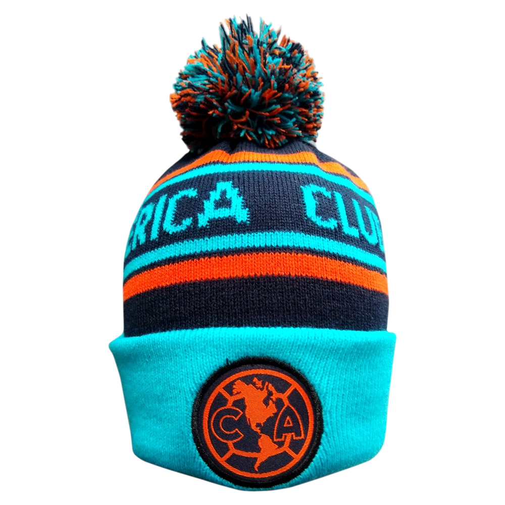 Unisex Football Beanie with embroidered team logos and cozy acrylic yarn for winter warmth and fan pride