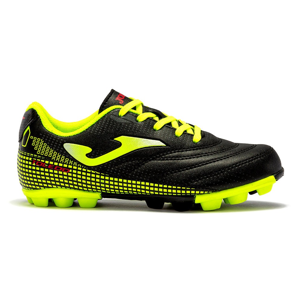 Joma Toledo Junior Molded 24 Soccer Shoes with synthetic Fibertec upper and rubber outsole.