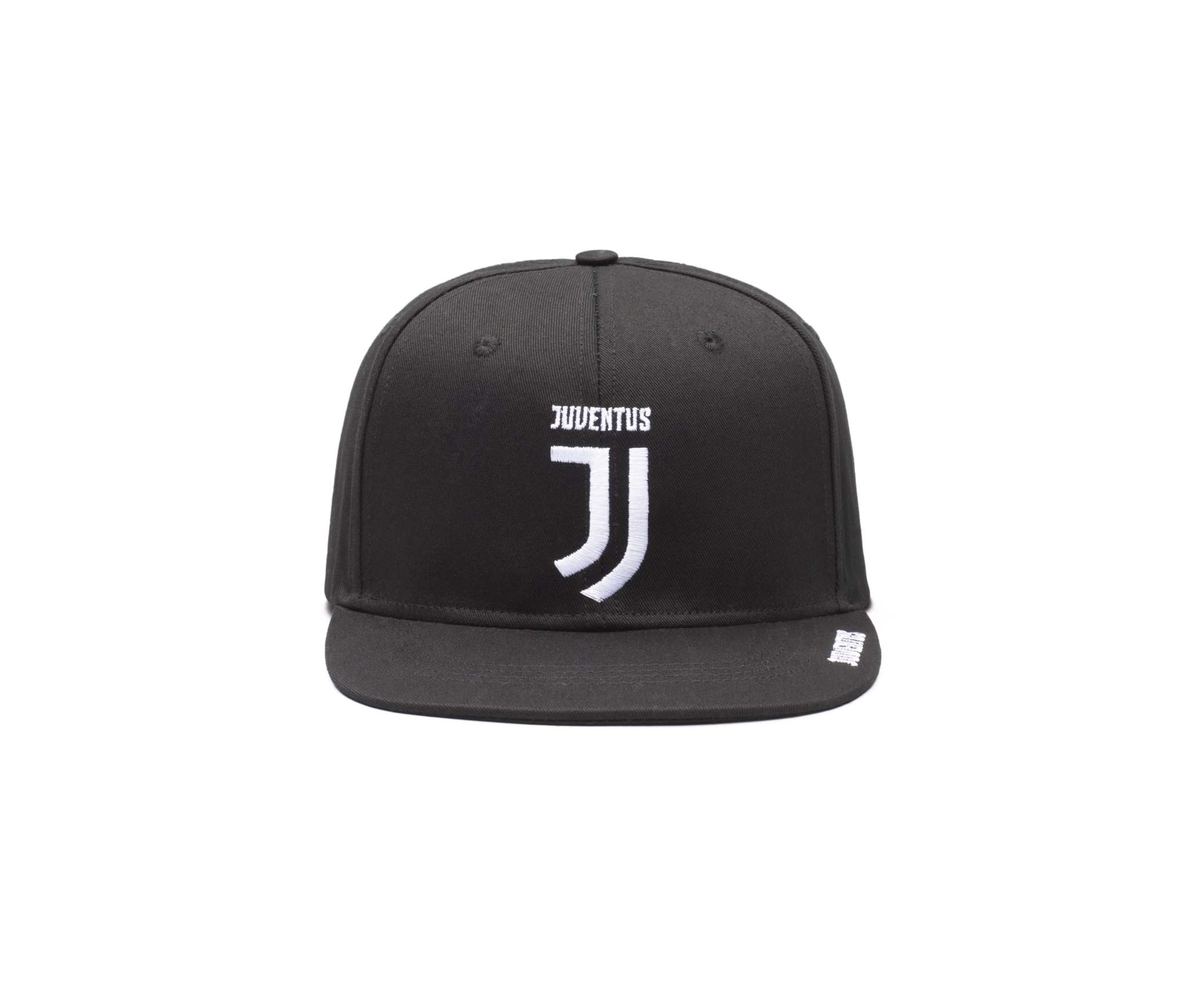 Fan Ink Officially Licensed Team Snapback Hats with Juventus logo, black cap.