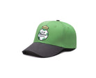 Fan Ink Officially Licensed 2-Tone Adjustable Hats  with embroidered team logo and green-black design.
