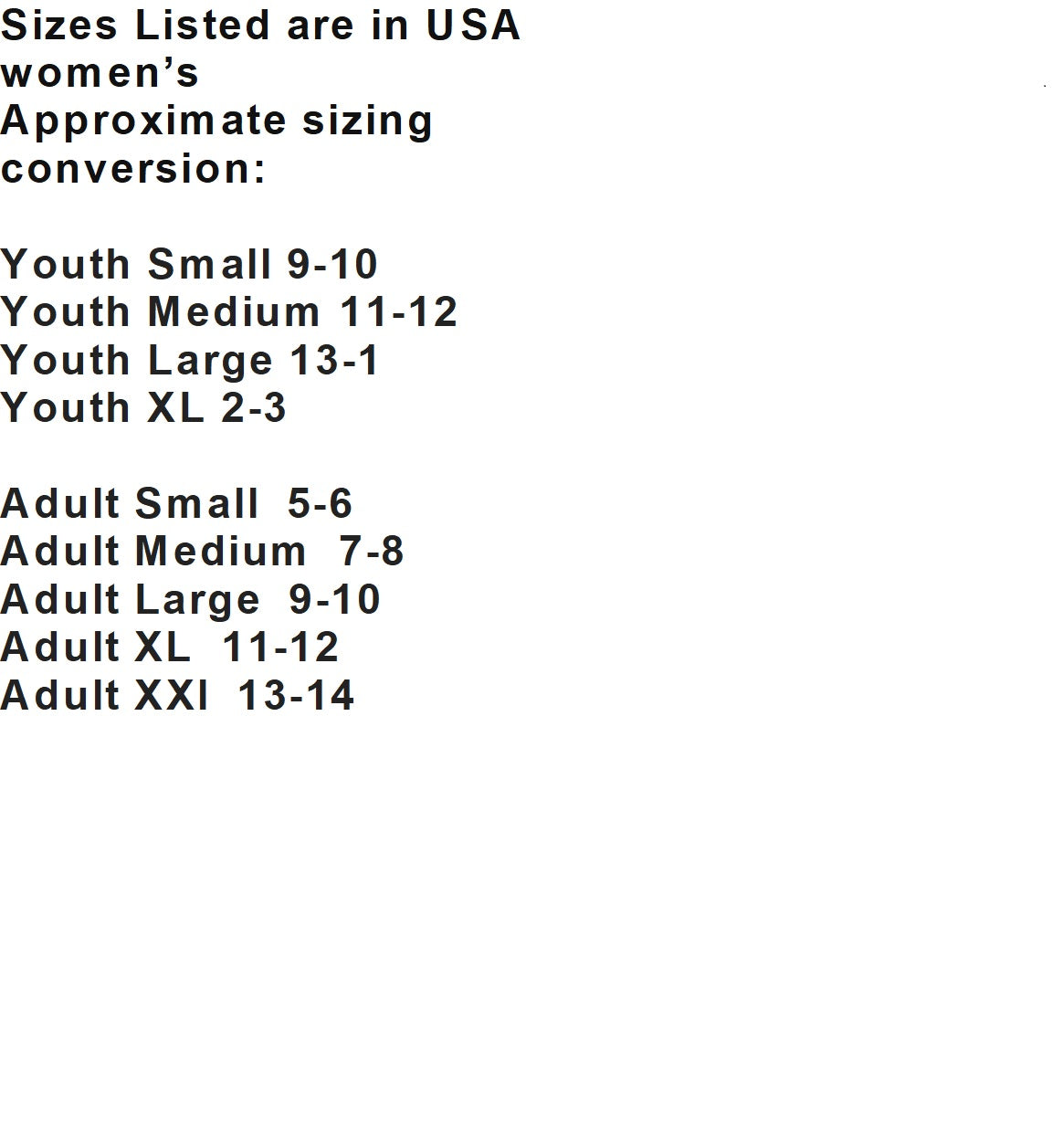 Volleyball Slippers Slippers size chart for volleyball fans.