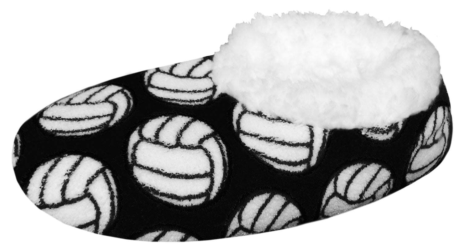 Volleyball Slippers-themed plush slippers for fans, featuring a non-slip sole and soft, breathable materials.