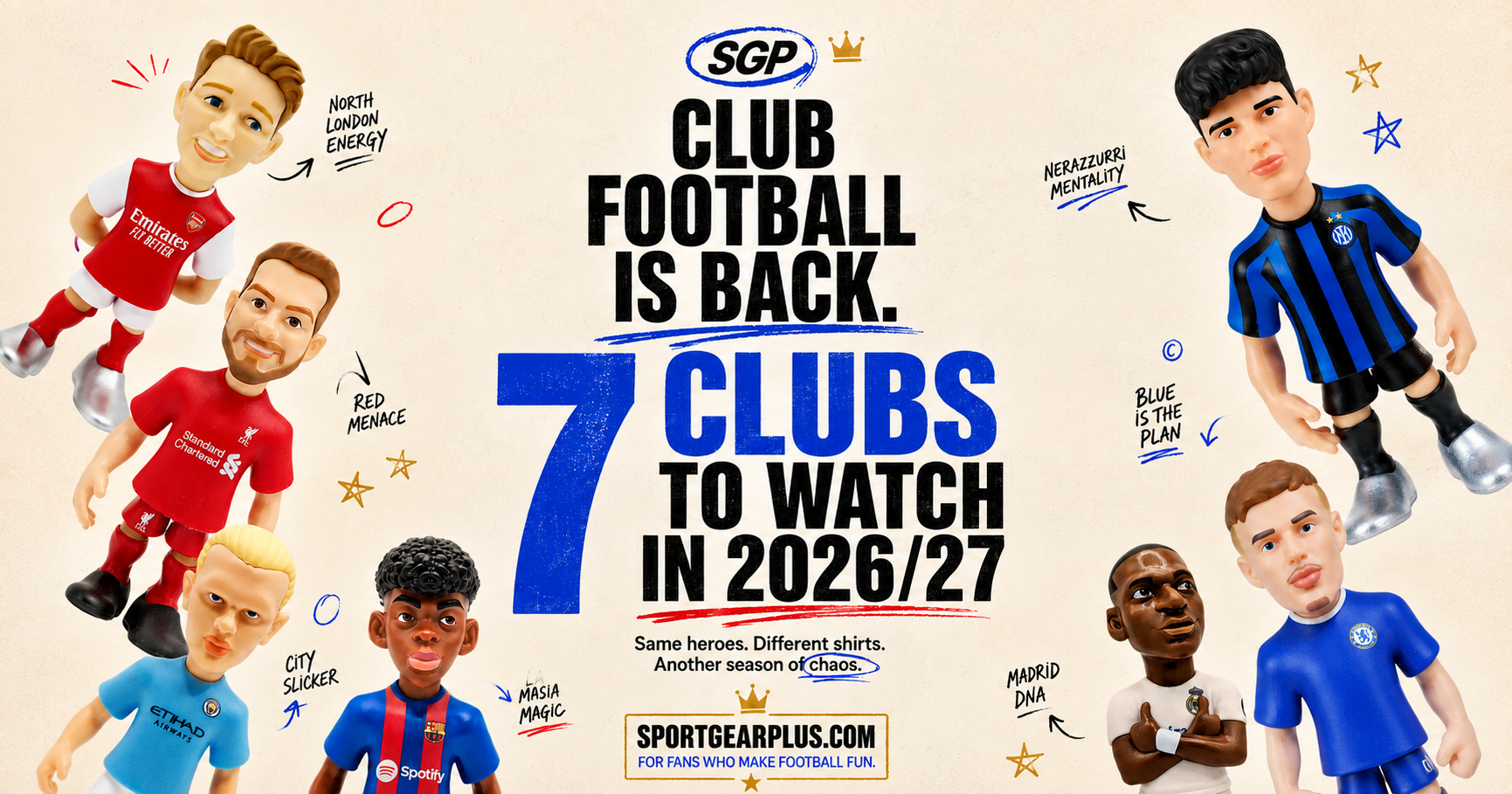 7 Football Clubs to Watch in 2026/27 — And the Players Every Fan Should Know