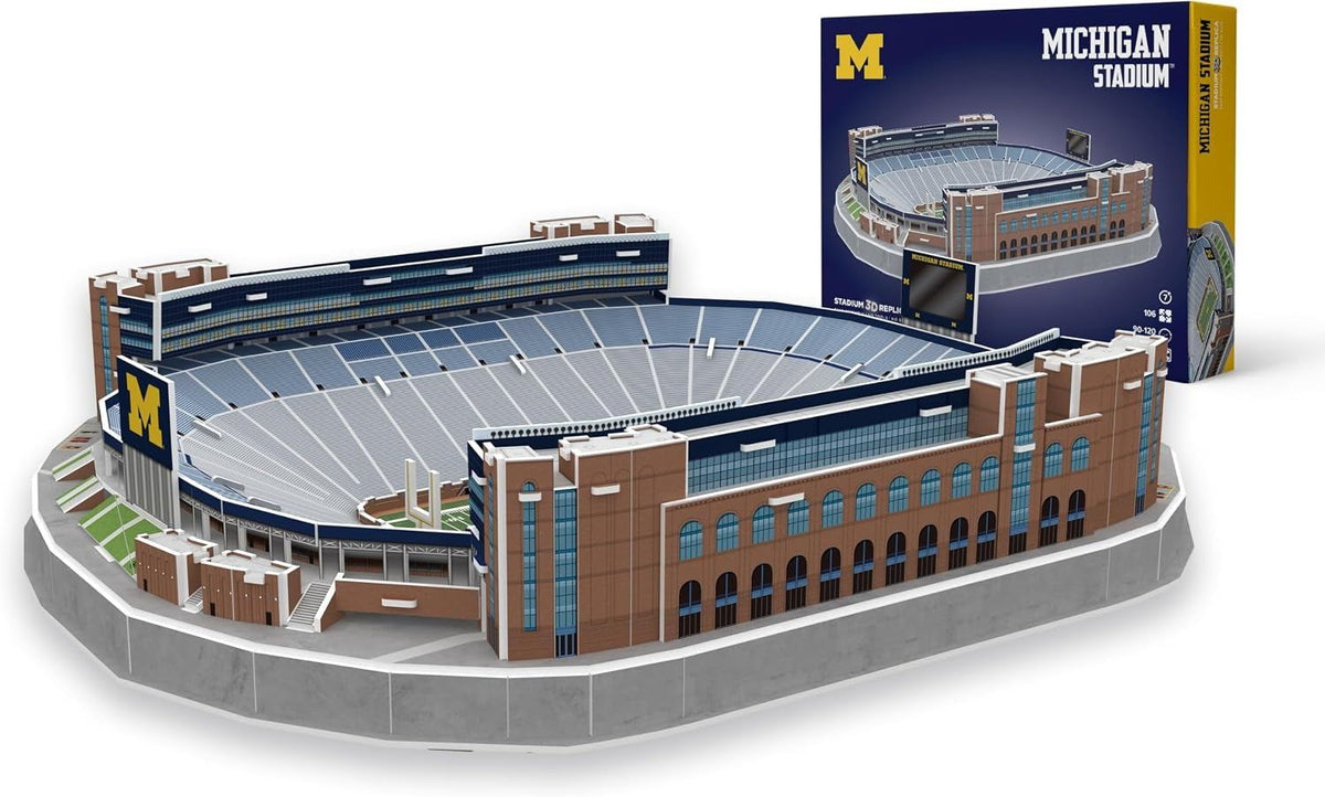 Michigan Stadium college football 3D stadium puzzle assembled replica