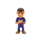 Minix FC Barcelona 7cm collectible figurine wearing blue and red striped uniform with gold shoes, official licensed football player model.