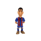 Minix FC Barcelona 7cm collectible football figurine in blue and red kit with detailed features and pose