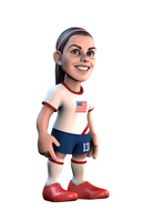 Minix Collectable Figurine Soccer 12 cm wearing USA-themed jersey, vibrant display collectible.