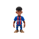 Minix FC Barcelona Football Stars collectible figurine in official blue and red kit with detailed features and gold boots.