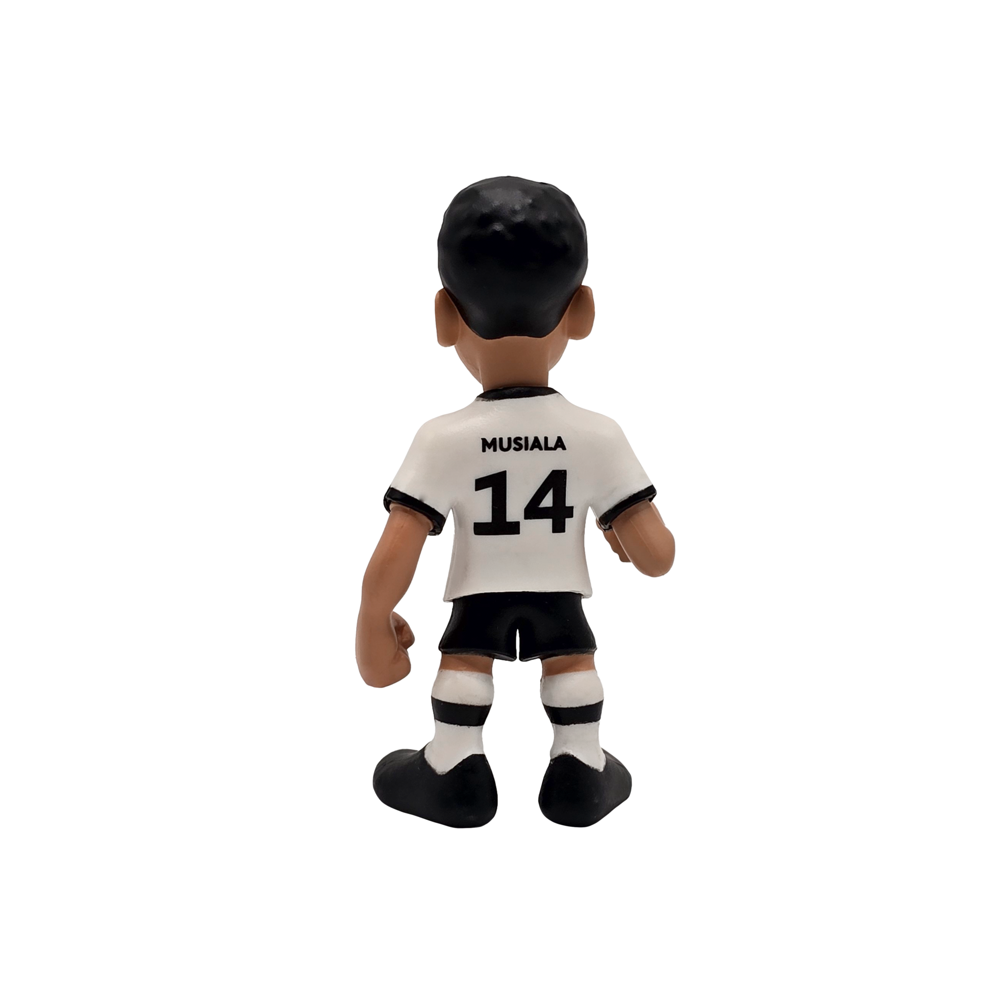 Minix Germany soccer figurine in official kit, back view with "MUSIALA 14" jersey.