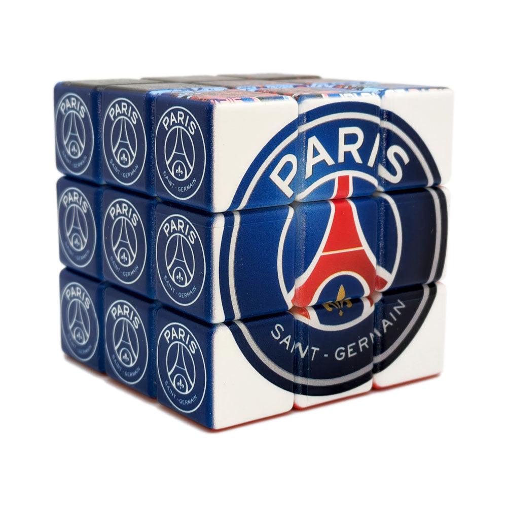 Official Soccer Themed Puzzle Rubik' featuring PSG logo design.