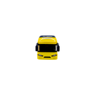 Club América Mini Team Bus, yellow miniature coach with black windows, side mirrors, and team branding on the roof.