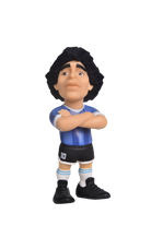 Minix Maradona 12cm collectible figurine in Napoli kit displaying iconic football pose