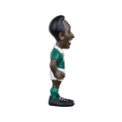 Minix Pele collectible football figurine with five iconic kits and authentic likeness in 12cm display size