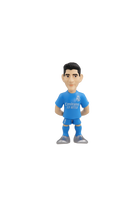 Minix Collectable Figurines Soccer 12 cm toy with blue kit.