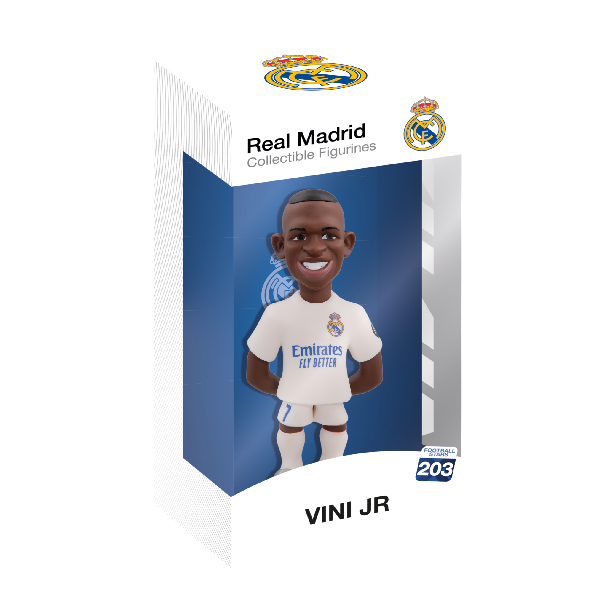 Minix Collectable Figurine Soccer 12 cm in Real Madrid packaging.