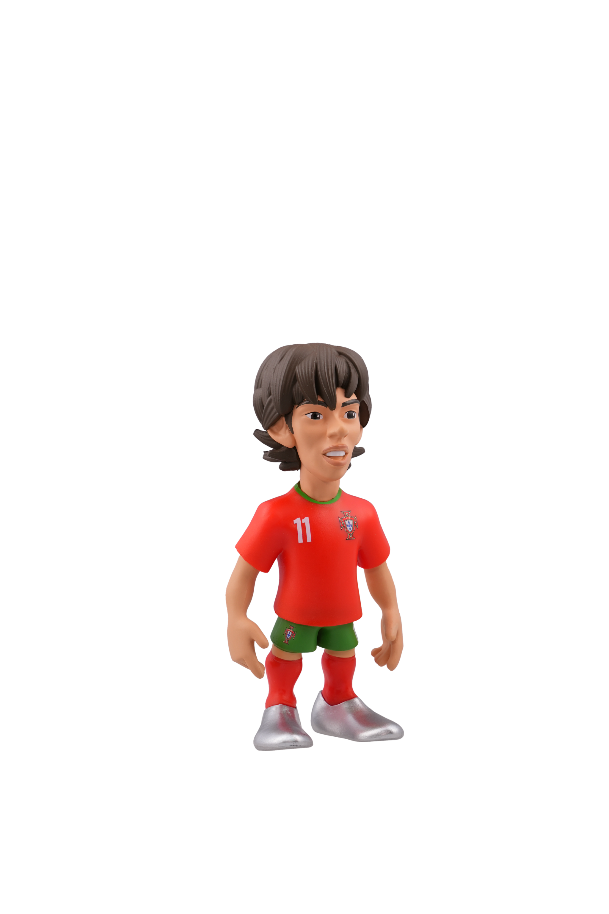 Minix Collectable Soccer Figurine 12 cm in red uniform.