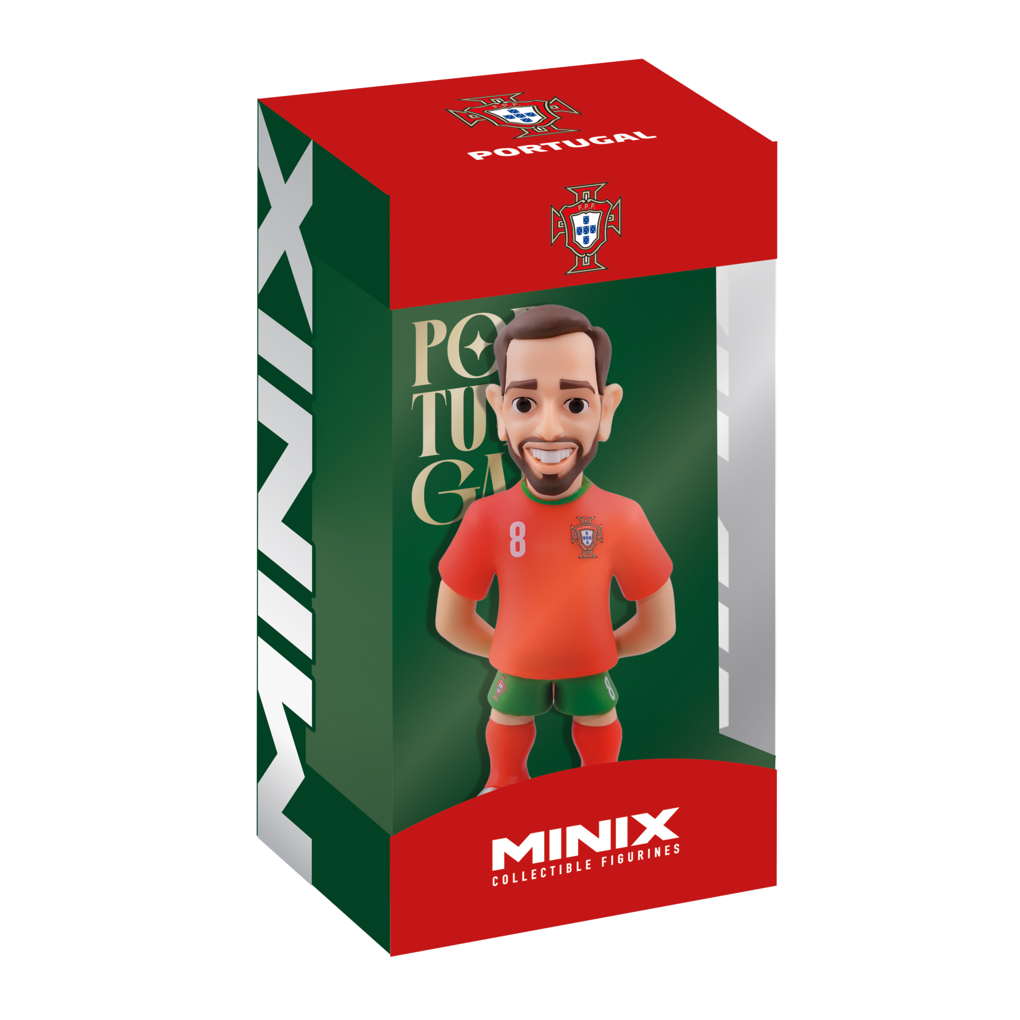 Minix Collectable Figurines Soccer 12 cm in box with detailed soccer character design.