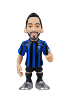 Minix Inter Milan 12cm collectible football player figurine in blue and black kit with thumbs up pose