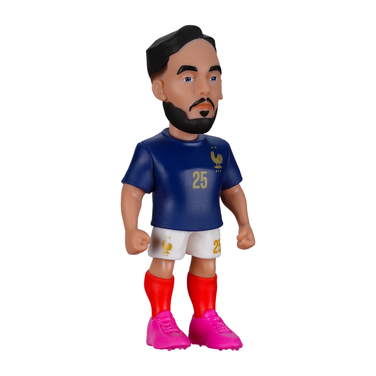 Minix Rayan Cherki 12cm collectible figurine wearing France national team kit on a stable base