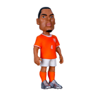 Minix Netherlands National Team 5-Pack collectible football figures featuring Van Dijk, De Jong, Gakpo, Dumfries, and Memphis in official kits.