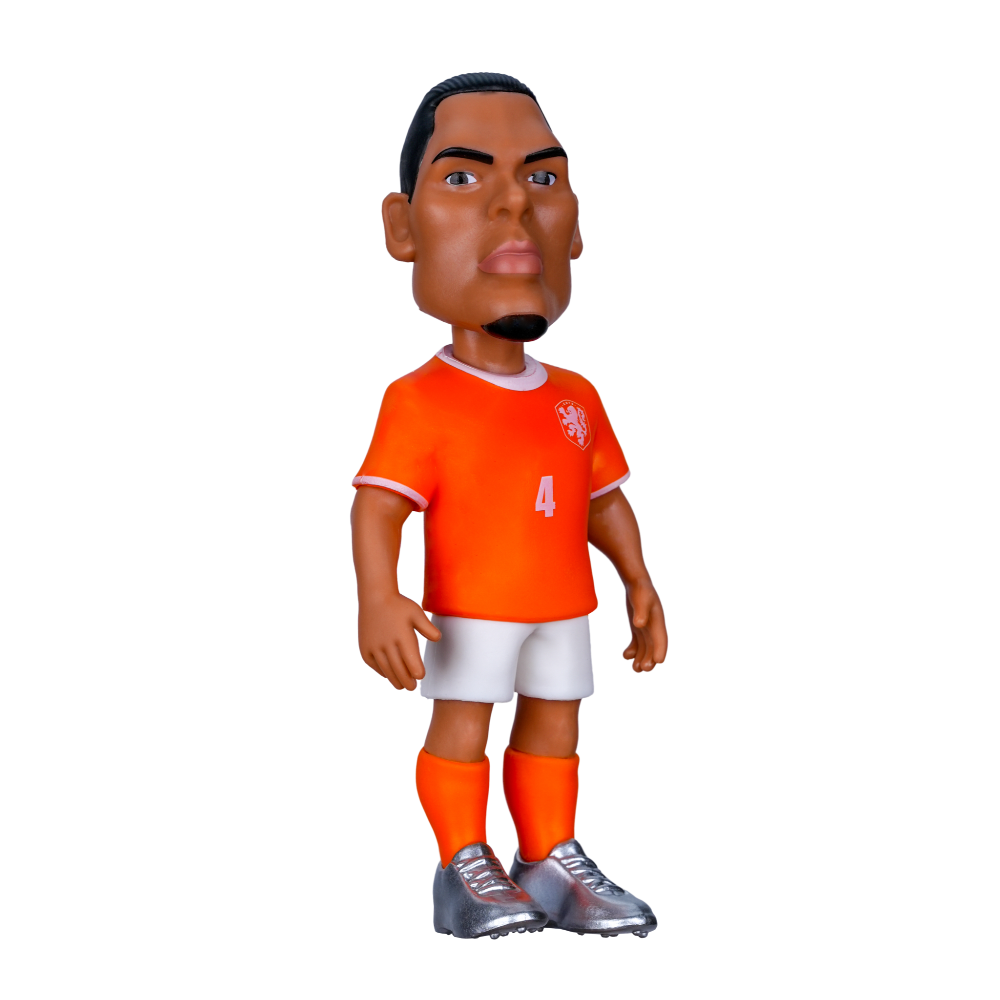 Minix Netherlands National Team 5-Pack collectible football figures featuring Van Dijk, De Jong, Gakpo, Dumfries, and Memphis in official kits.