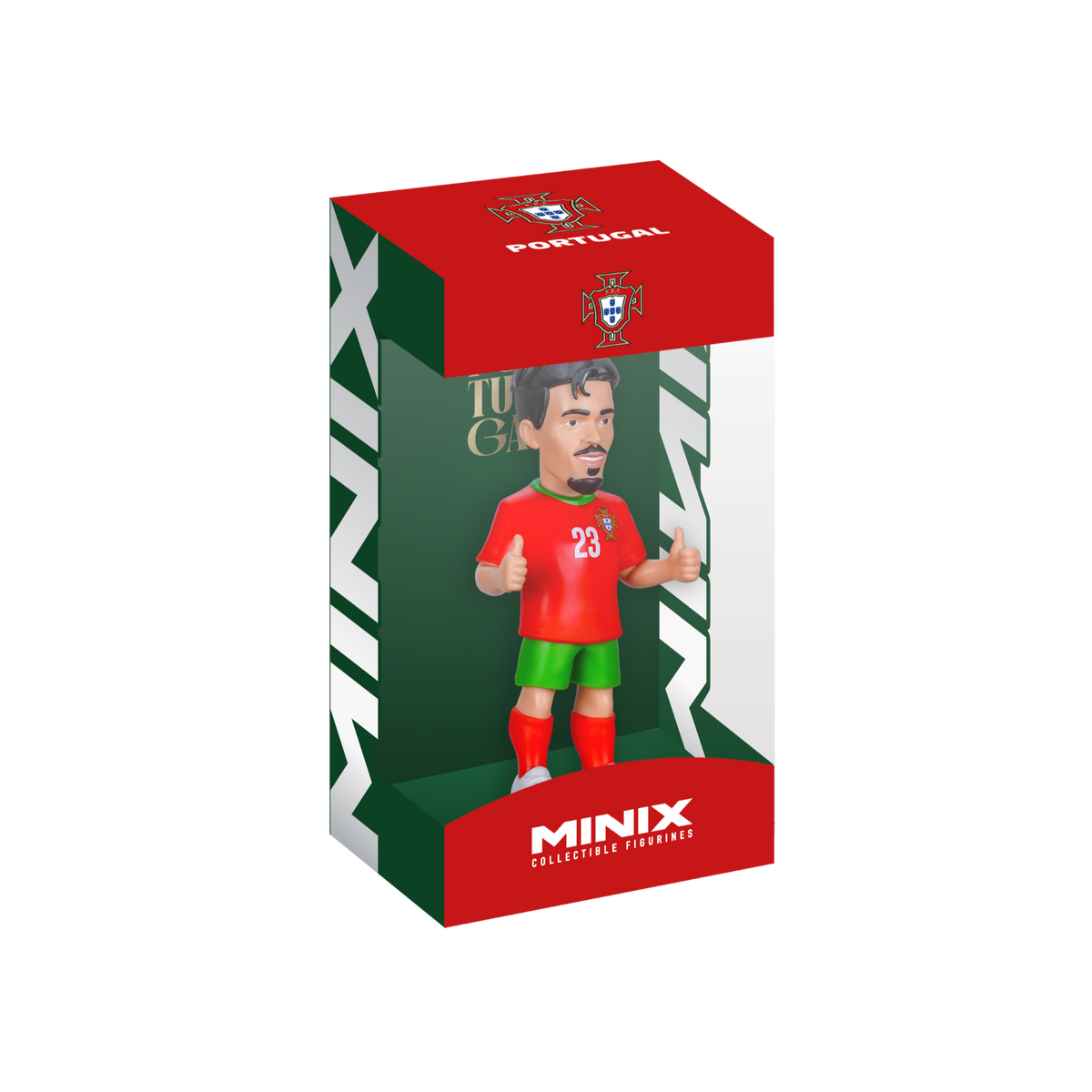 Minix Vitinha Portugal football figurine 12cm collectible in official national team kit