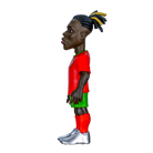 Minix Rafael Leão 12cm Portugal football team collectible figurine in dynamic pose
