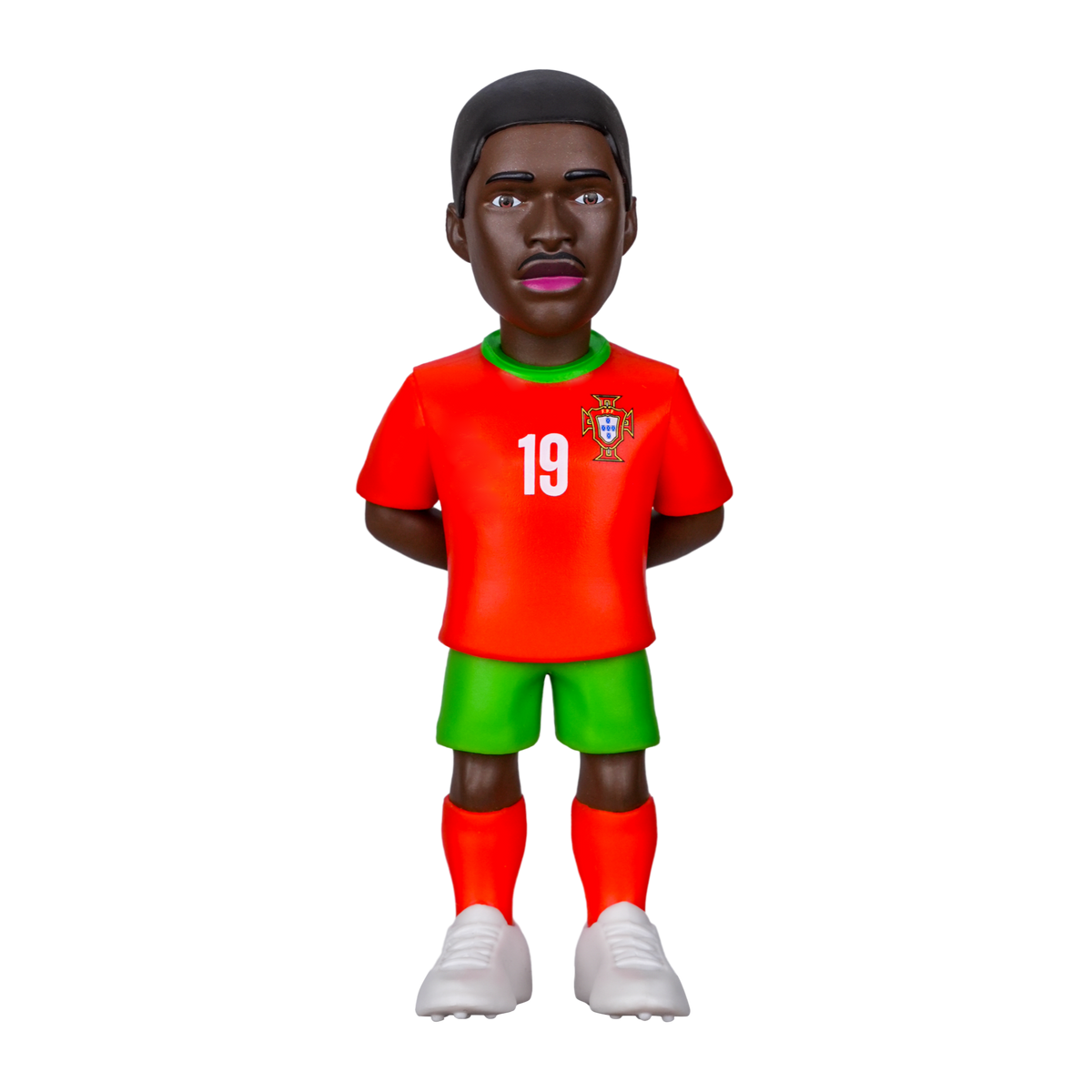 Minix Nuno Mendes 12cm Portugal football figurine in official team kit with detailed PVC sculpting