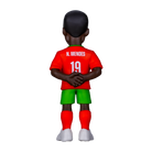 Minix Nuno Mendes Portugal football figurine in official team kit, 12cm collectible PVC model