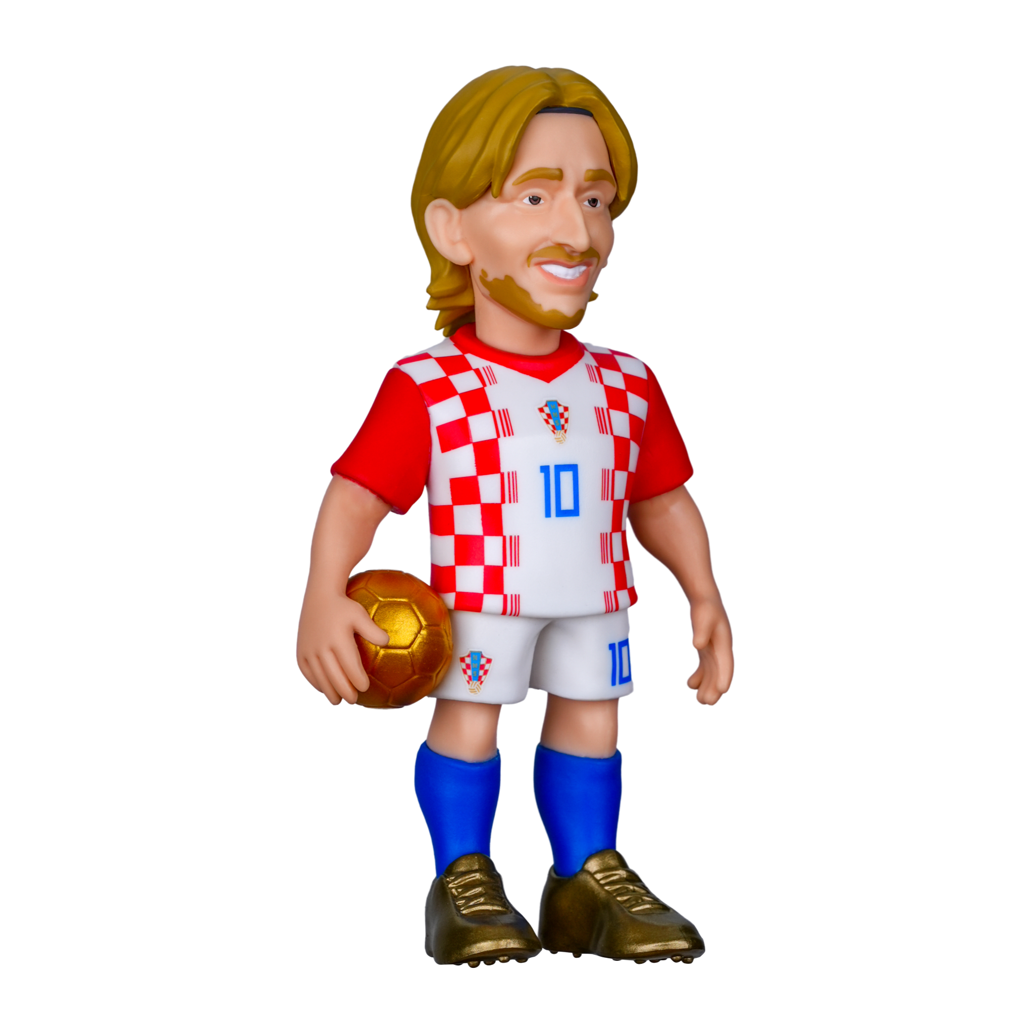 Minix Croatia National Team 5-Pack football figurines with Modrić, Brozović, Gvardiol, Kramarić, and Livaković in display box