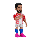 Official Minix Croatia National Team 5-pack football figurines featuring Modrić, Brozović, Gvardiol, Kramarić, and Livaković in 7cm collectible display set