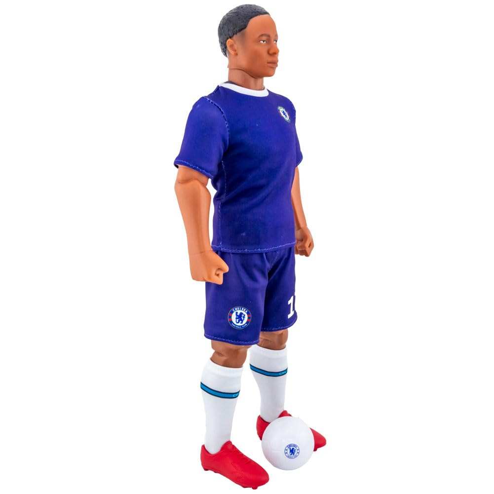 Sockers officially licensed 30cm Raheem Sterling figurine in blue kit with personalized match ball