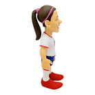 MINIX collectible figurine of Alex Morgan in USWNT kit, 12cm tall, detailed and hyper-stylized design