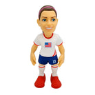MINIX collectible figurine of Alex Morgan in USWNT kit, 12cm tall, red white and blue colors