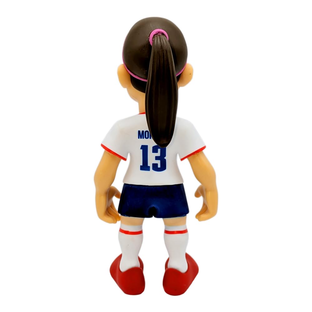 MINIX collectible figurine of Alex Morgan in USWNT uniform, 12cm tall sports collectible