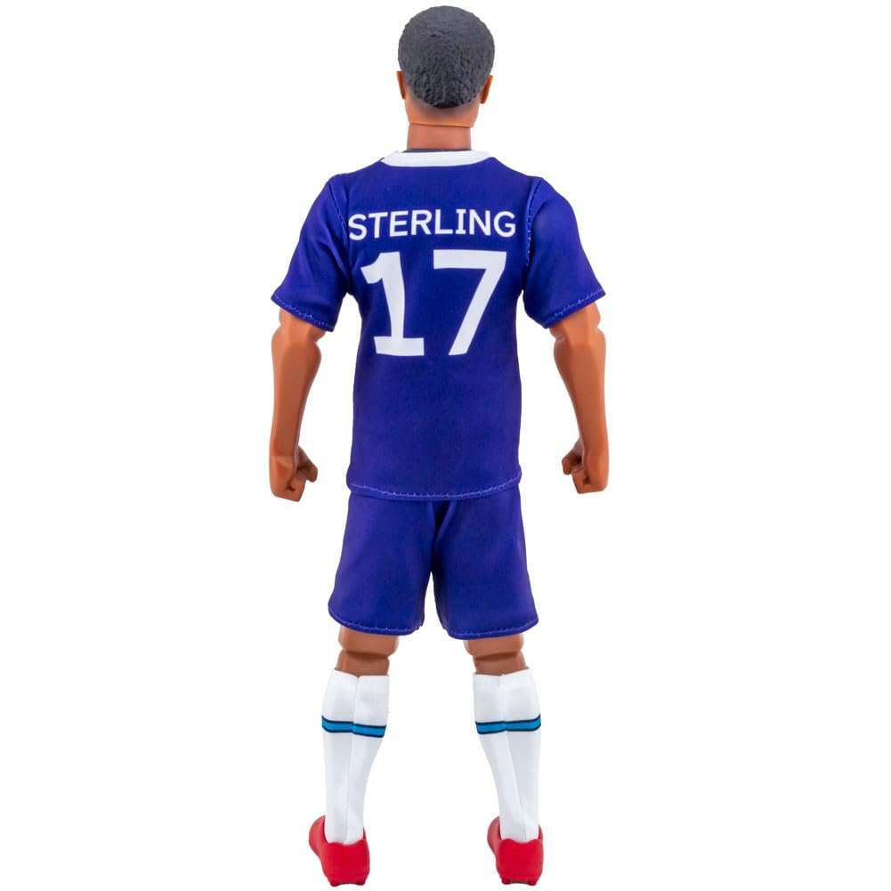Sockers officially licensed Raheem Sterling 30cm blue figurine with articulated joints and fabric kit