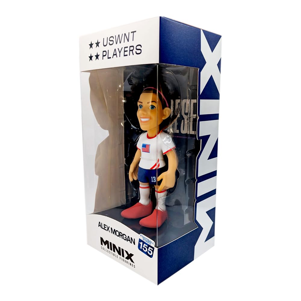 MINIX collectible figurine of Alex Morgan in USWNT kit, 12cm tall soccer collectible