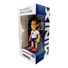 MINIX Collectible Figurine of Alex Morgan in USWNT red, white, and blue kit, 12cm tall soccer collectible