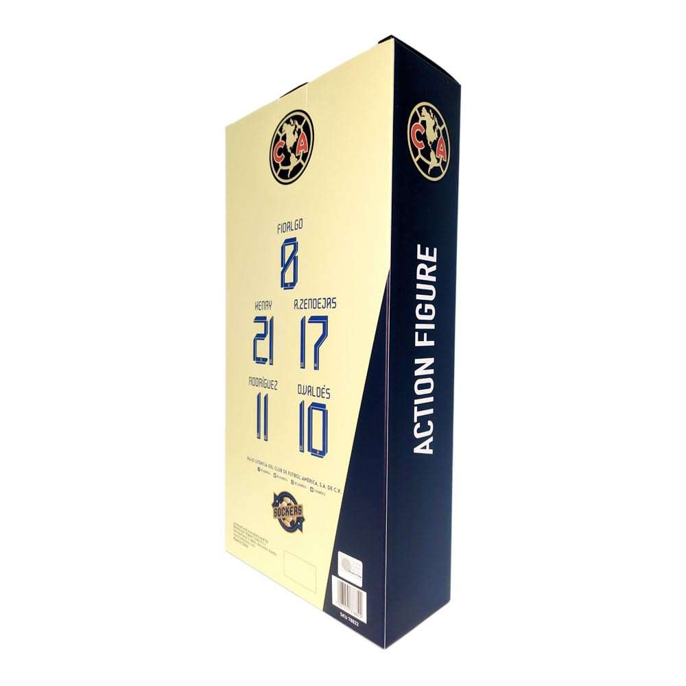 Sockers officially licensed 30cm tall Gabriel Jesus soccer hero figurine with personalized team ball and poseable fabric kit