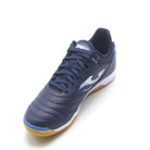 Joma Maxima white unisex futsal boot with synthetic upper, rubber sole, and laces closure