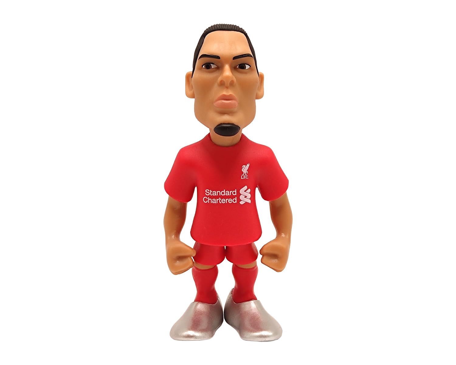 MINIX collectible figurine of Virgil Van Dijk in Liverpool FC kit, 12 cm tall soccer collectible gift
