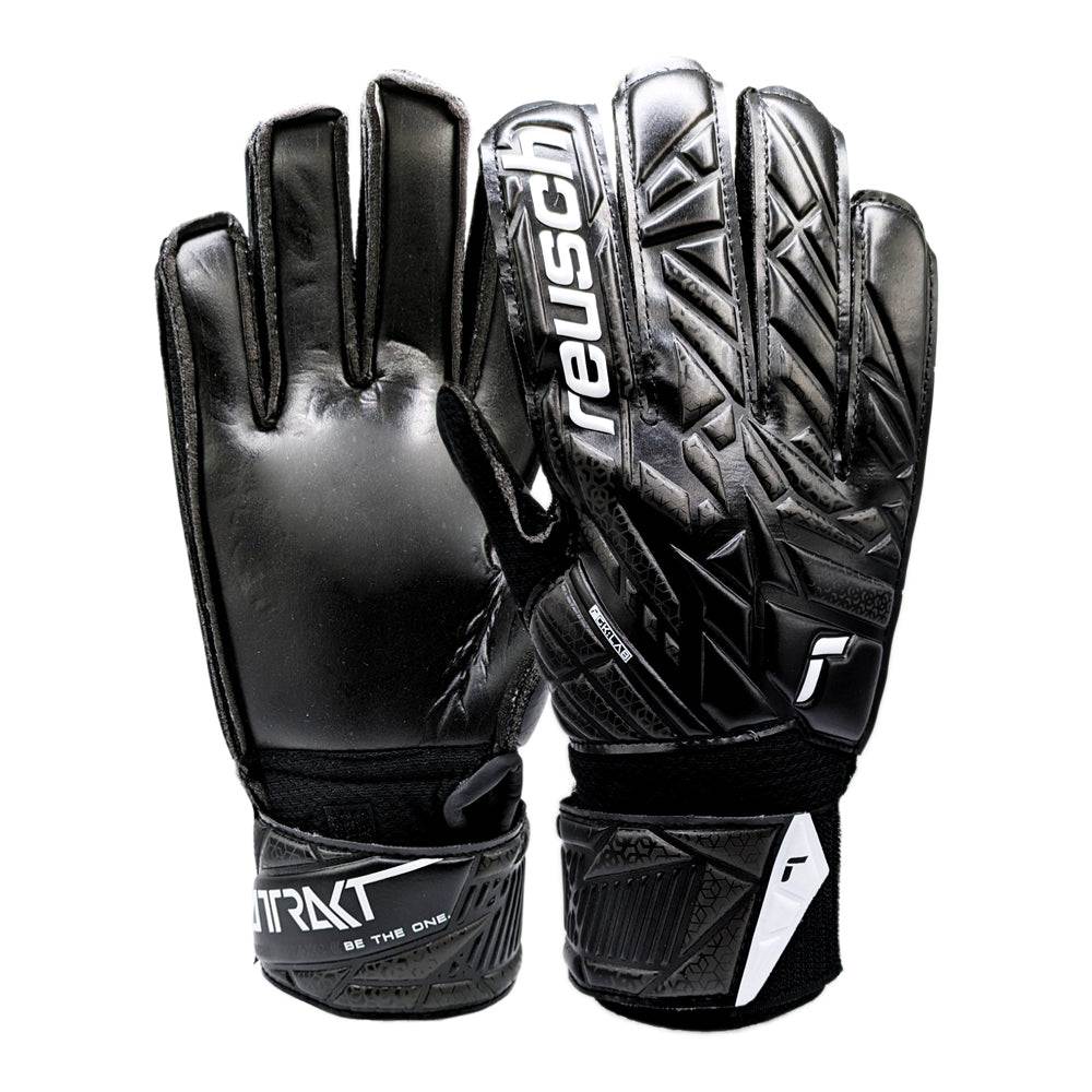 Reusch-Attrakt Solid Junior Goalkeeper Gloves for durability and comfort on artificial grass.