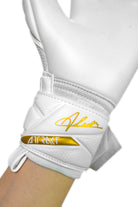 Reusch Attrakt AB1 Advance Junior goalkeeper gloves in action