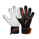 Reusch Attrakt Advance junior goalkeeper gloves with durable grip and finger support for youth players