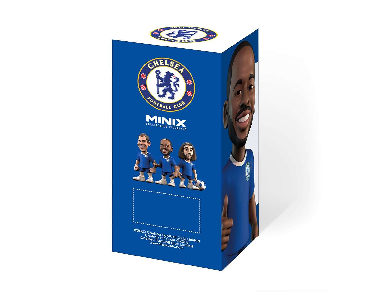 Minix Stranger Things Dustin collectible figure with official Chelsea FC branding and hand-painted details