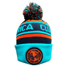 Fan Ink Club América multicolor cuffed beanie with embroidered crest and stretchable knit design