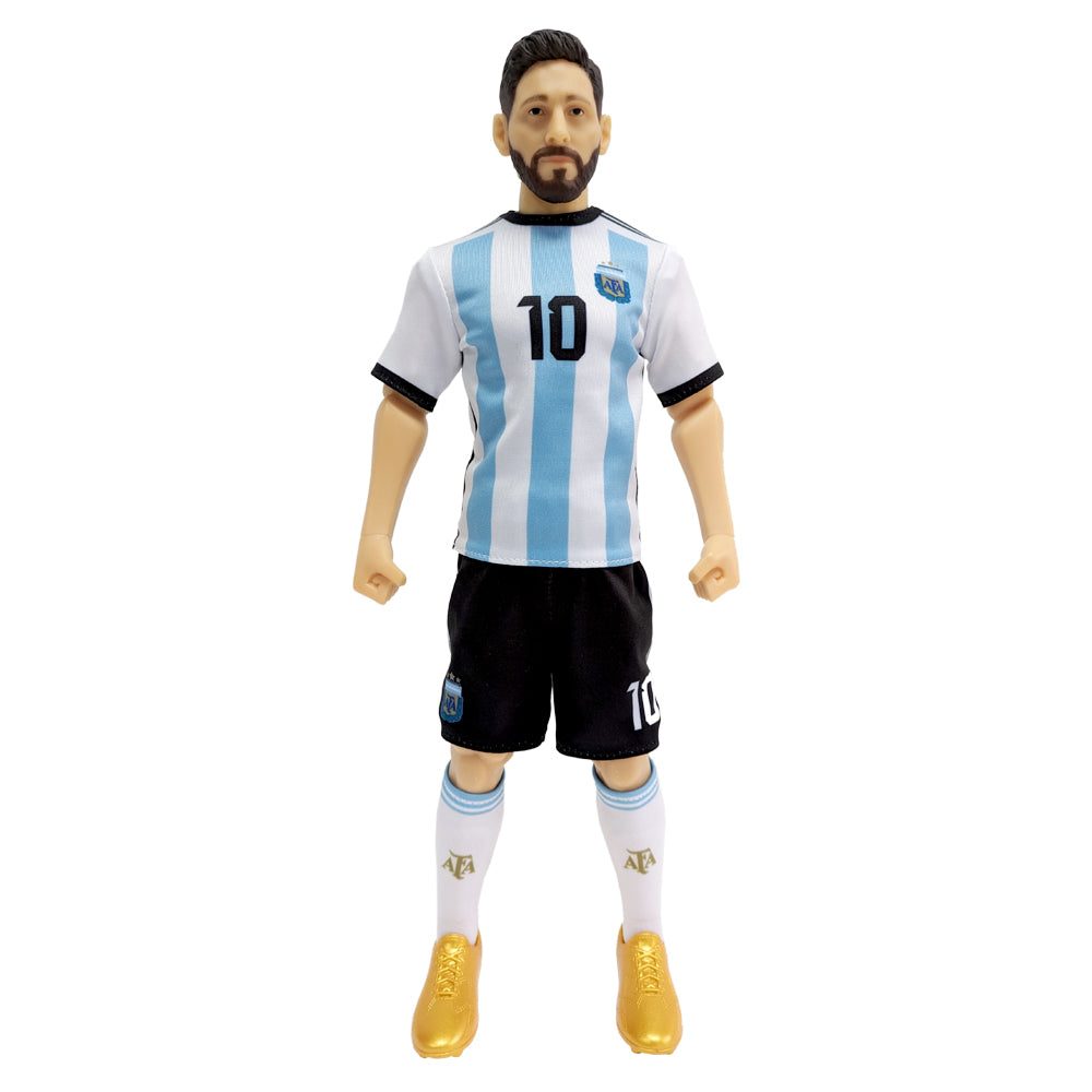 Sockers 30cm officially licensed soccer hero figurine wearing Argentina jersey number 10 with golden shoes