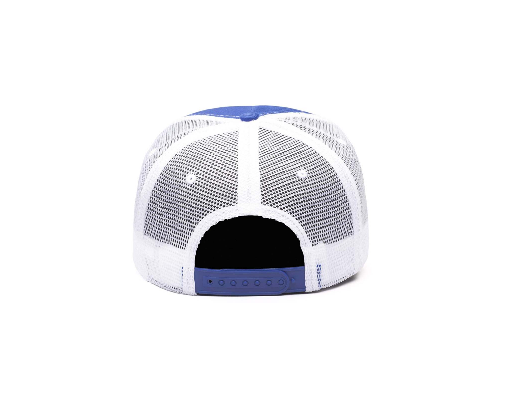 Fan Ink Limited Real Madrid unisex adjustable trucker hat with embroidered club crest and breathable mesh back